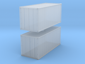 20 feet Container (x2) 1/285 in Clear Ultra Fine Detail Plastic