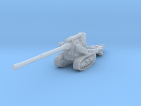 Br-2 152mm M1935 1/87 in Clear Ultra Fine Detail Plastic