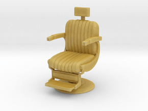 Barber chair 1/43 in Tan Fine Detail Plastic