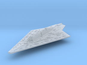 Assertor-class Star Dreadnought - 15cm (1:100000) in Clear Ultra Fine Detail Plastic