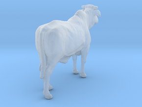 1/2 Brahman x 1/2 Brangus 1:87 Standing Heifer 1 in Clear Ultra Fine Detail Plastic
