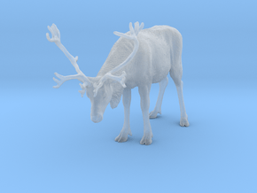 Reindeer 1:22 Standing Female 1 in Clear Ultra Fine Detail Plastic