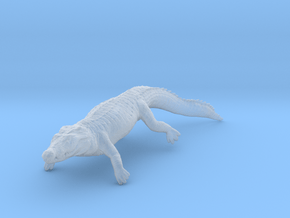 Nile Crocodile 1:72 Lying in Water in Clear Ultra Fine Detail Plastic