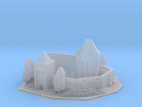 Fortified church in Clear Ultra Fine Detail Plastic