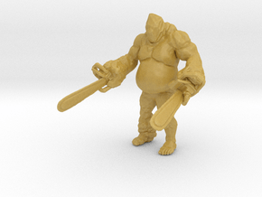 Splatterhouse Biggy Man miniature model games rpg in Tan Fine Detail Plastic
