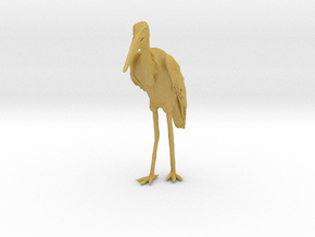 Marabou Stork 1:15 Standing in Tan Fine Detail Plastic