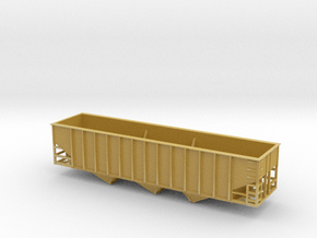 Hopper Car 12 Panel N (1/160) in Tan Fine Detail Plastic
