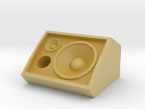 Stage Monitor Speaker 1/24 in Tan Fine Detail Plastic