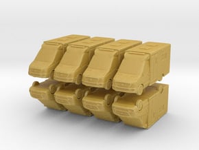 Sprinter Ambulance (x8) 1/400 in Tan Fine Detail Plastic