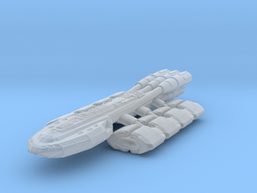 StarFreighter B in Clear Ultra Fine Detail Plastic