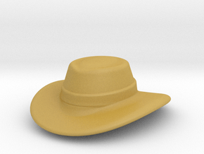 CowBoy hat for classics action figures in Tan Fine Detail Plastic