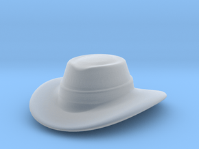 CowBoy hat for classics action figures in Clear Ultra Fine Detail Plastic