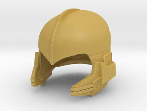 buck rogers helmet 1/18 scale in Tan Fine Detail Plastic