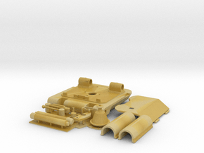 1:16 King Tiger rear turret hatch in Tan Fine Detail Plastic
