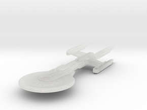 Excelsior Study I (4 nacelles) 1/7000 in Clear Ultra Fine Detail Plastic