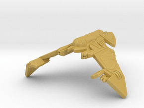 Klingon Fighter (Invasion) 1/350 in Tan Fine Detail Plastic