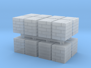 48x40in Pallet Box Load (x16) 1/285 in Clear Ultra Fine Detail Plastic