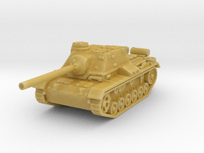 SU-85I Tank 1/144 in Tan Fine Detail Plastic