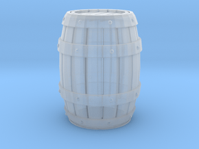 Wooden Barrel 1/24 in Clear Ultra Fine Detail Plastic