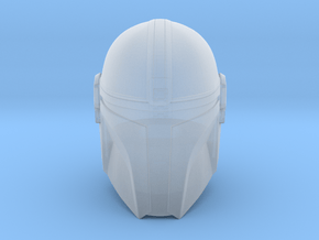 (The) Mandalorian Helmet | CCBS Scale in Clear Ultra Fine Detail Plastic