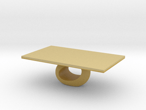 Modern Miniature 1:48  Coffee Table in Tan Fine Detail Plastic