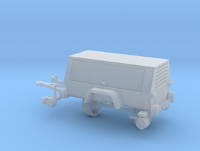 Generator Trailer With Hyrail 1-87 HO Scale in Clear Ultra Fine Detail Plastic