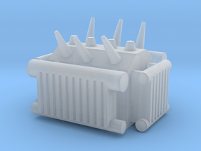 Electrical Transformer 1/144 in Clear Ultra Fine Detail Plastic