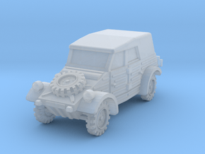 Kubelwagen (covered) 1/200 in Clear Ultra Fine Detail Plastic