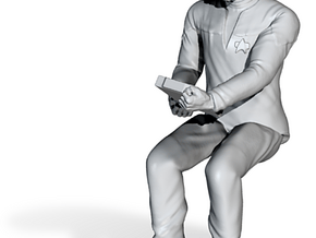 Star Trek - DS9 - Bashir - 1.32  Seated in Clear Ultra Fine Detail Plastic