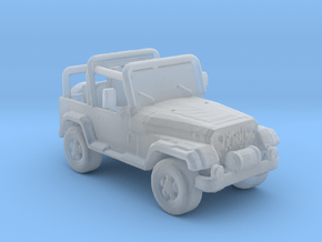  JP 1993 Jeep WranglerV2 1:160 scale in Clear Ultra Fine Detail Plastic