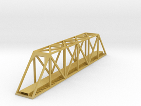 Straight Bridge II - Zscale in Tan Fine Detail Plastic
