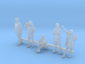 O Scale People in Clear Ultra Fine Detail Plastic