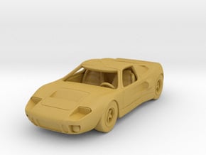 Ford GT40 1:87 HO in Tan Fine Detail Plastic