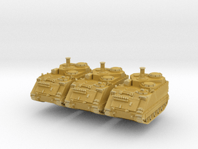 M113 German BeobPzArt (x3) 1/285 in Tan Fine Detail Plastic