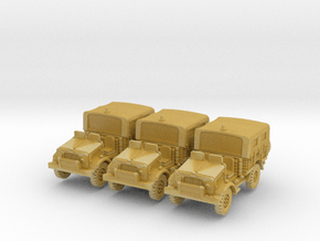 Bedford MWR early (x3) 1/285 in Tan Fine Detail Plastic