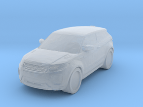 Range Rover Evoque 1/144 in Clear Ultra Fine Detail Plastic