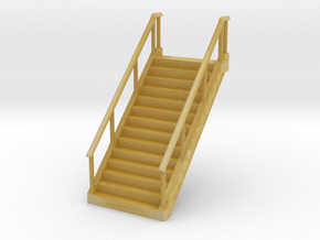 Stairs (wide) 1/64 in Tan Fine Detail Plastic