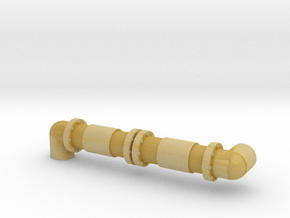 Industrial Pipeline (Rotated right) 1/87 in Tan Fine Detail Plastic