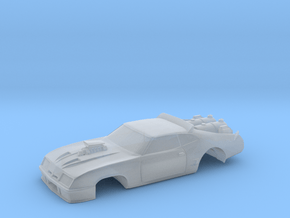 MFP Road Warrior, AFX Mega G+ 1/64 Slot Car Body in Clear Ultra Fine Detail Plastic