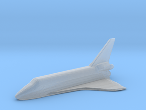 Space Shuttle in Clear Ultra Fine Detail Plastic