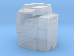 Office Printer 1/43 in Clear Ultra Fine Detail Plastic