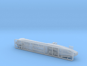 IJA Kairyu Maru SS-3 Landing Ship Tank 1/700 in Clear Ultra Fine Detail Plastic