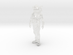 The Martian SpaceSuit in Clear Ultra Fine Detail Plastic