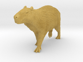 Capybara 1:9 Walking Male in Tan Fine Detail Plastic