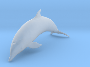 Bottlenose Dolphin 1:32 Breaching 1 in Clear Ultra Fine Detail Plastic