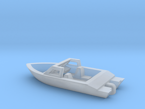 Z Scale Pleasure Boat in Clear Ultra Fine Detail Plastic