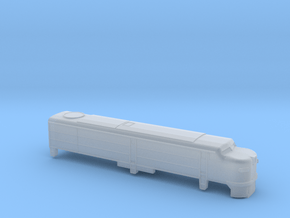 Alco FA-1 Shell T Scale (fit to 16 m chassis) in Clear Ultra Fine Detail Plastic