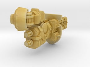 SK Primus Dreadnought Twin Gatling Arm (Left) in Tan Fine Detail Plastic