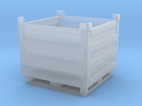 Palletbox Container 1/64 in Clear Ultra Fine Detail Plastic