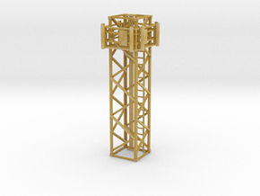 Light Tower Middle Cell Site 1-87 HO Scale in Tan Fine Detail Plastic